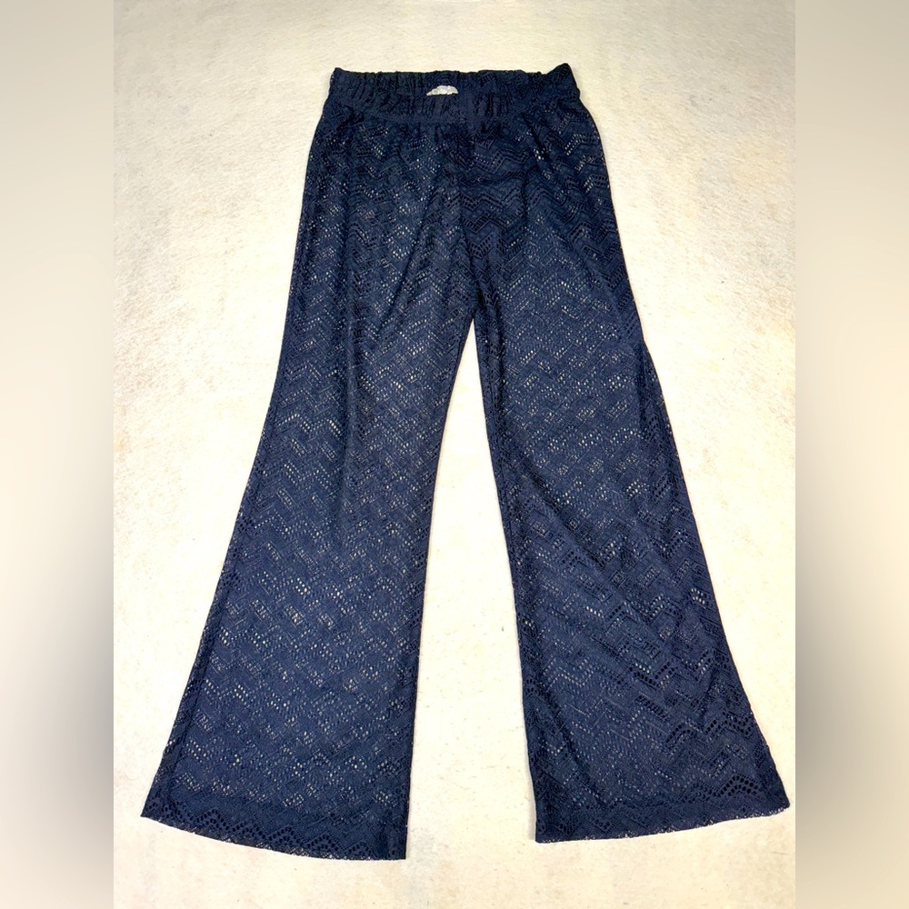 J.‎ Valdi Women’s Medium Navy Beach Lounge Cover Up Pants